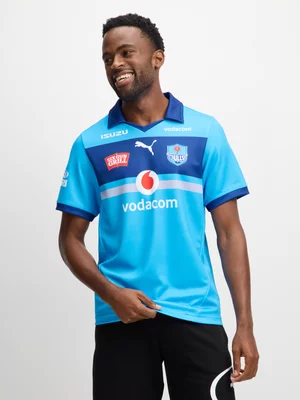 Puma Mens Bulls Home 2025 Blue Stadium Jersey