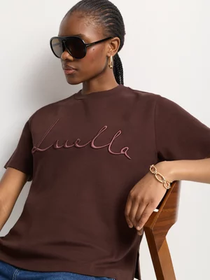 Luella Embroidered Logo Tee