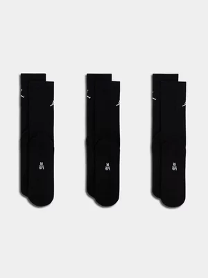 Jordan Unisex Everyday Crew Black Socks