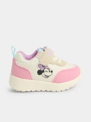 Jet Toddler Girls Pink Minnie Mesh Sneaker