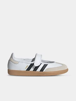 adidas Originals Women's Samba Jane White/Alumina Sneaker