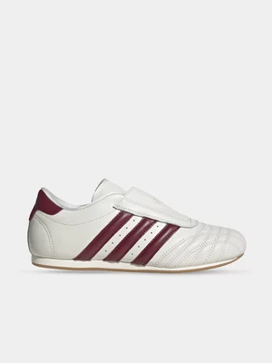 adidas Originals Women's Taekwondo Cream/Burgundy Sneaker