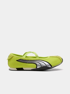 Puma Women's H-Street Ballet Lime/Silver Sneaker