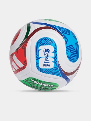 adidas World Cup 26 Trionda White/Blue/Red Training Soccer Ball
