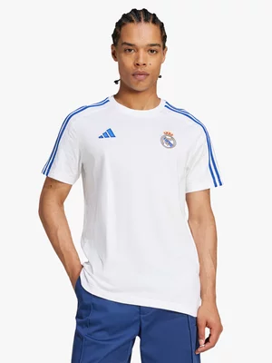 adidas Mens Real Madrid DNA White Tee