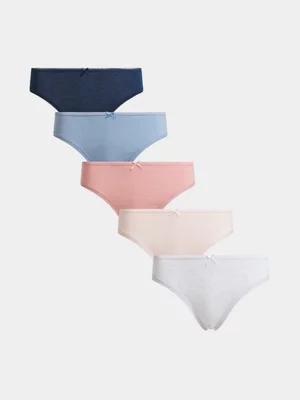 Jet Women's Plain 5 Pack Bikini