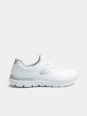 Women's Skechers Summits White/White Sneaker
