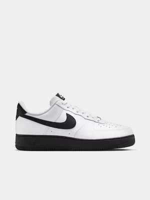 Nike Men's Air Force 1 White/Black Sneaker