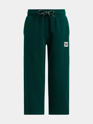 Exact Younger Boy's Green Barrel Leg Joggers