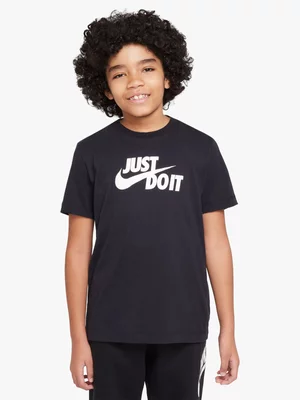 Nike Unisex Youth Sportswear Just do it Black T-Shirt