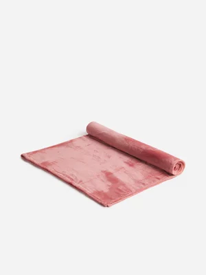 Jet Home Terracotta Flannel Blanket