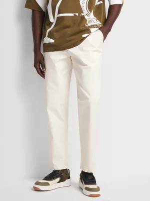 Fabiani Men's Natural Stone Tape Belted Trouser