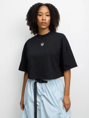 Anatomy Ladies Core Crop Black T-shirt