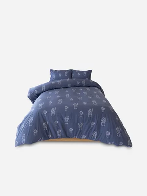 Volpes Ollie Steel Blue Duvet Cover Set