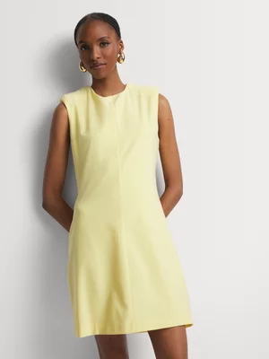 Shoulder Pads Shift Dress