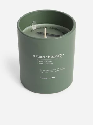 Jet Home Green Scented Candle 