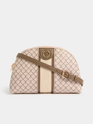 FF Arched Crossbody Bag