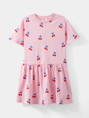 Cotton On Kids Girl Pink Willow Short Sleeve Dress
