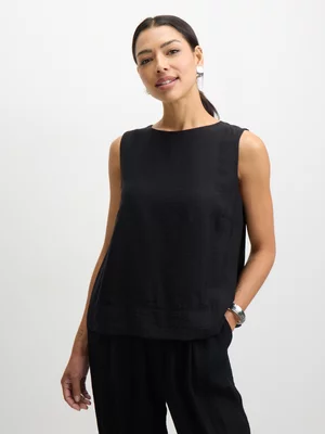 Jet Women's Black Crispo Top