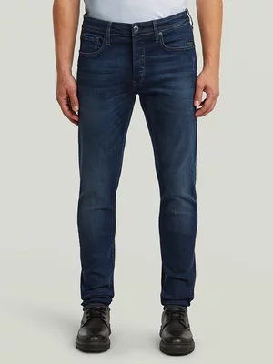 G-Star Men's 3301 Plateau Slim Denim Blue Jeans