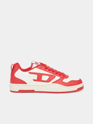 Men's Diesel S-Ukiyo V2 Low Red Sneakers