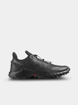 Salomon Mens Supercross 4 Black/Black Trail Running Shoes