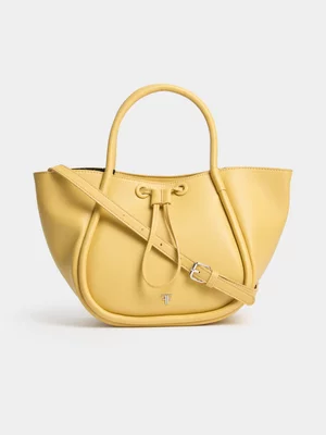 Tie Front Medium Tote Bag