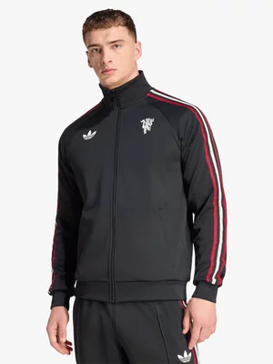 adidas Mens Manchester United Originals Black Track Top