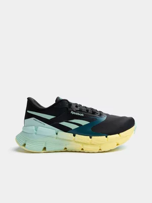 Womens Reebok Floatzig Black/Aqua Sneaker