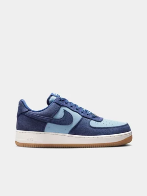 Nike Men's Air Force 1 '07 LV8 Denim Navy/Blue Sneaker