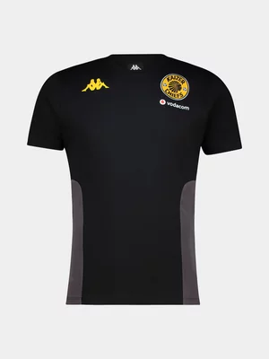 Kappa Mens Kaizer Chiefs Millido Travel Black Tee