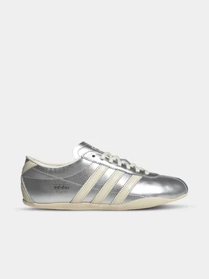 adidas Originals Women's Tokyo Silver Metallic/Cream Sneaker