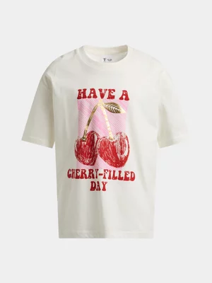 Girls Cherry Sweet Day Tee
