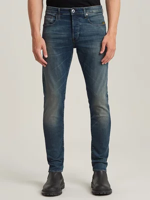 G-Star Men's 3301 Slim Blue Faded Jeans