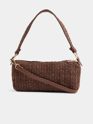 Exact Women's Straw Shoulder Bag