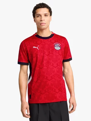 Puma Mens Egypt Home 25 Red Stadium Jersey