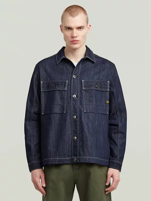 G-Star Men's Mosa Sapa Denim Dark Blue Overshirt