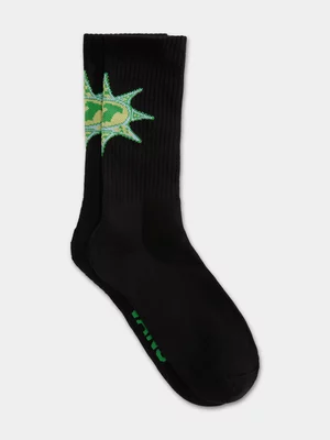 Vans Unisex Stowers Crew Black Sock