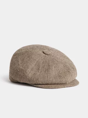 Markham Men's News Boy Brown Cap