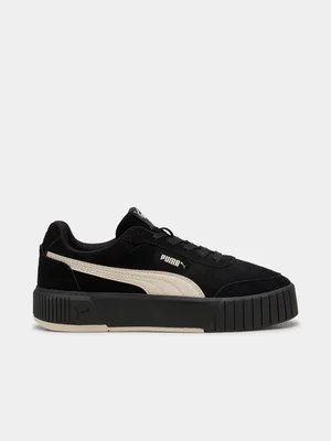 Women's Puma Carina Mia SD Black/Cream Sneaker