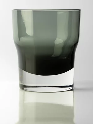 Bella Heavy Base Tumbler Glass 470ml Smokey Grey 