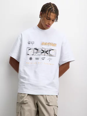 Anatomy Men's Angular Logo White T-shirt