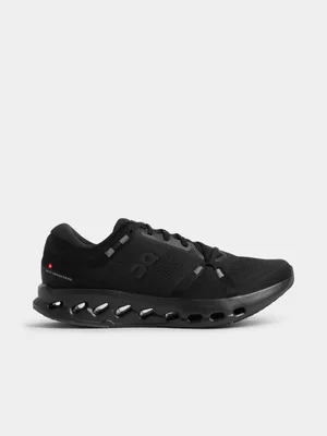 On Mens Cloudsurfer 2 Black Running Shoes 