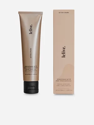 lelive. all the shade | spf 30 sheer tinted moisturiser