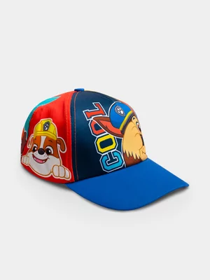 Paw Patrol Blue One-Up Peak Cap