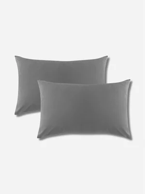 Volpes Cotton 200tc Charcoal Pillowcase Pair