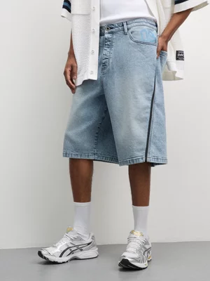 Redbat Athletics Men's Blue Denim Shorts