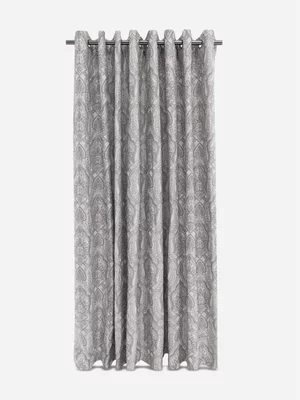 Volpes Paula Grey Eyelet Lined Curtain
