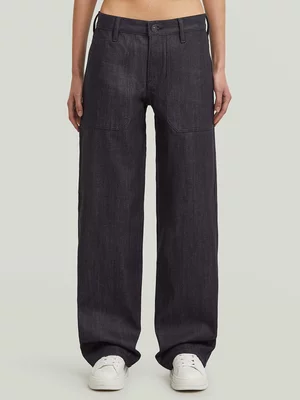 G-Star Women's Judee Carpenter Loose Denim Dark Blue Jeans