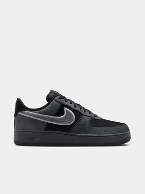 Nike Men's Air Force 1 '07 LV8 Black/Grey Sneaker
